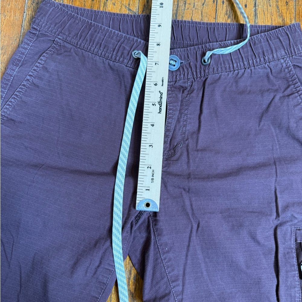 VUORI Ripstop Pants Chestnut Brown Size XS Athletic Outdoor Travel Utility VW401 - Picture 7 of 8